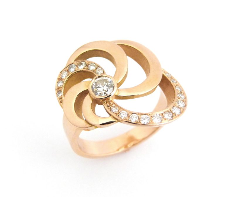 Elegante Ring Vesica Piscis